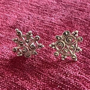 Elegant Silver Stud Earrings